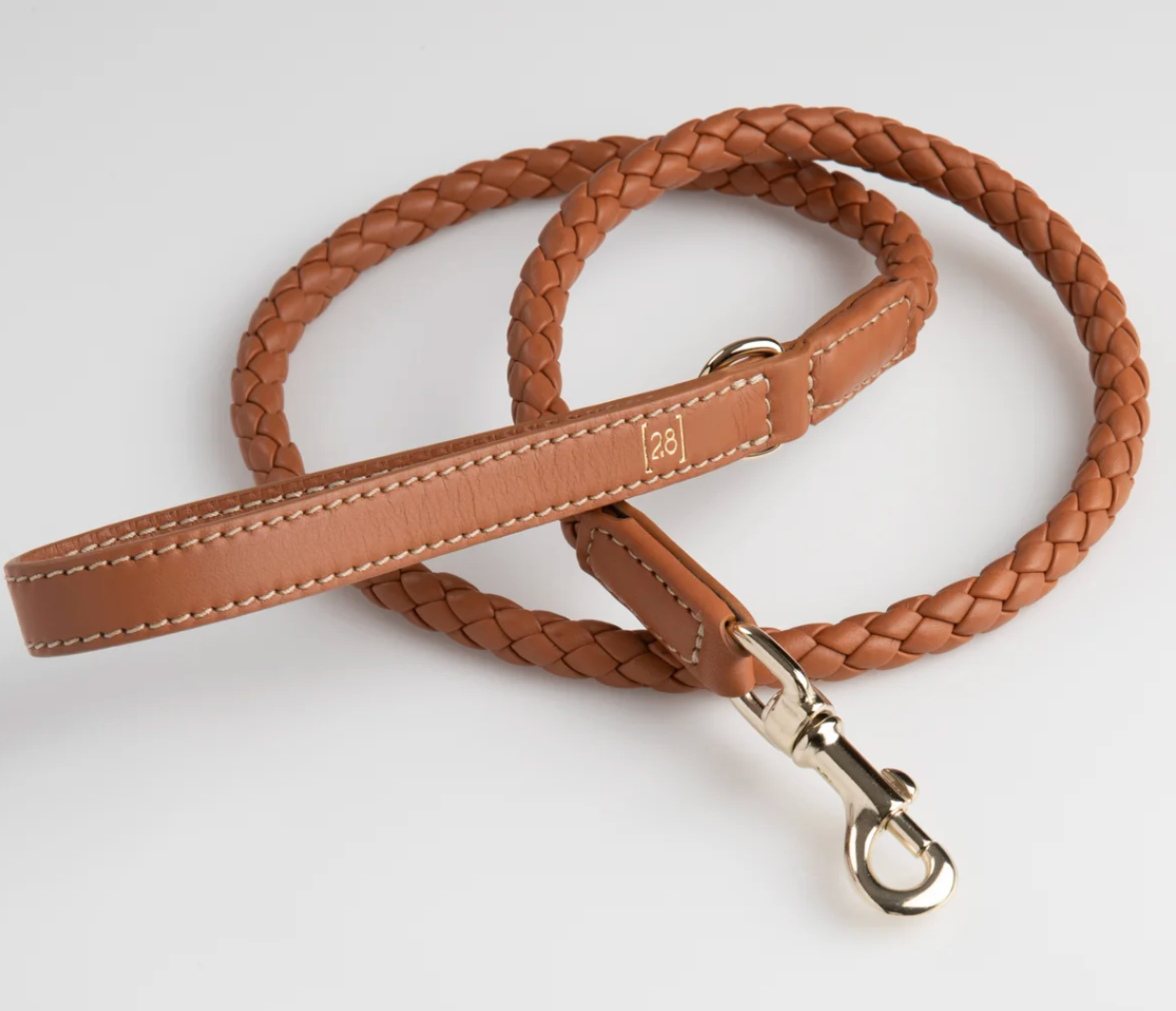 FERDINANDO - BRAIDED LEATHER LEASH