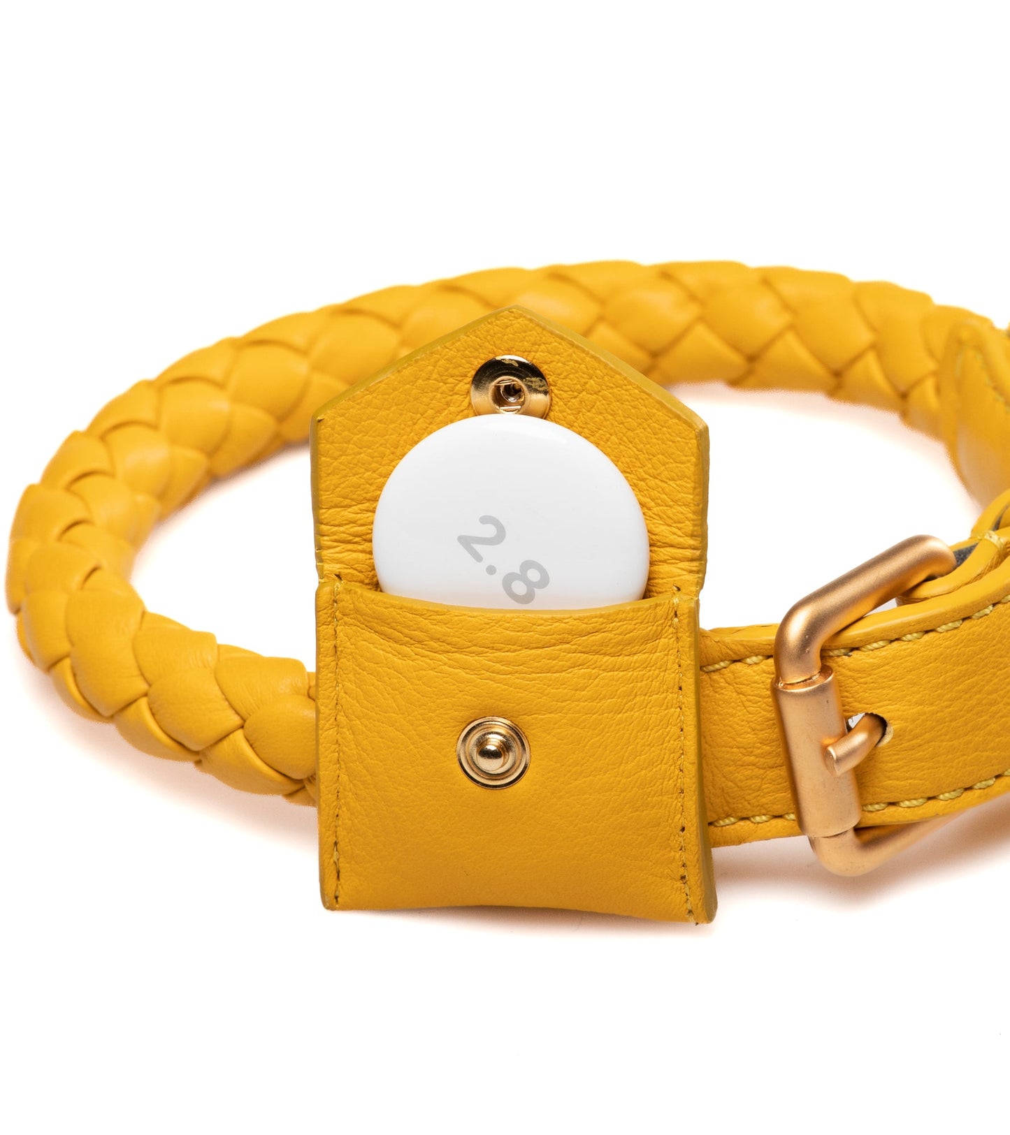 UGO - NAPPA LEATHER APPLE AIRTAG HOLDER FOR COLLAR