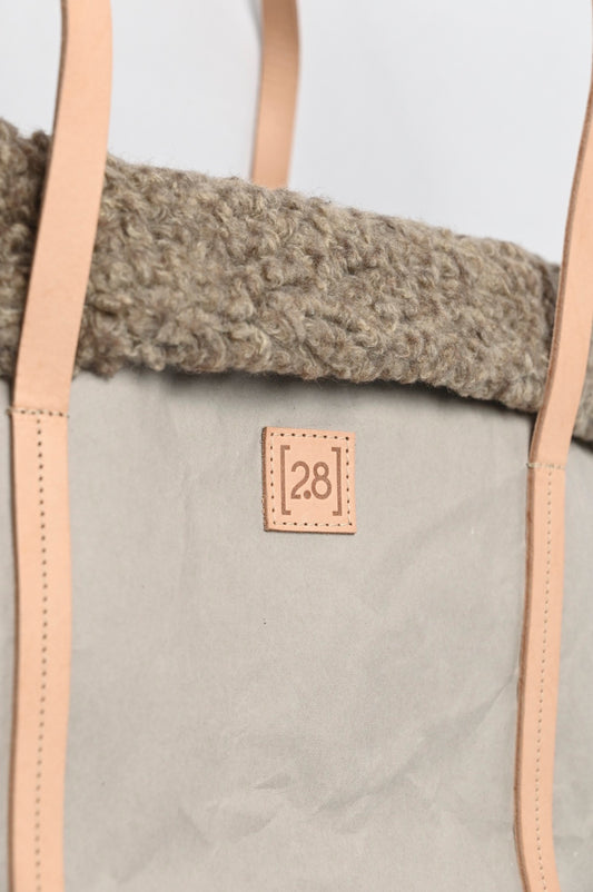 ANNIE PAPER DOG BAG BOUCLÈ WOOL