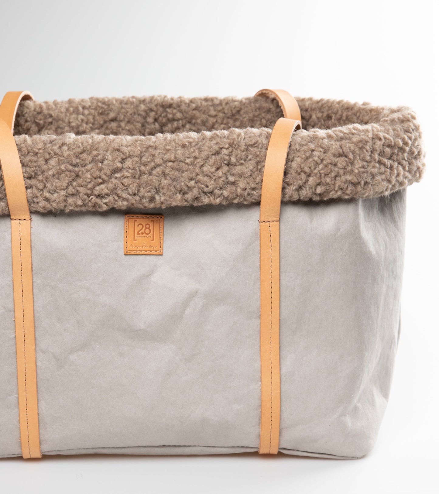 ANNIE PAPER DOG BAG BOUCLÈ WOOL