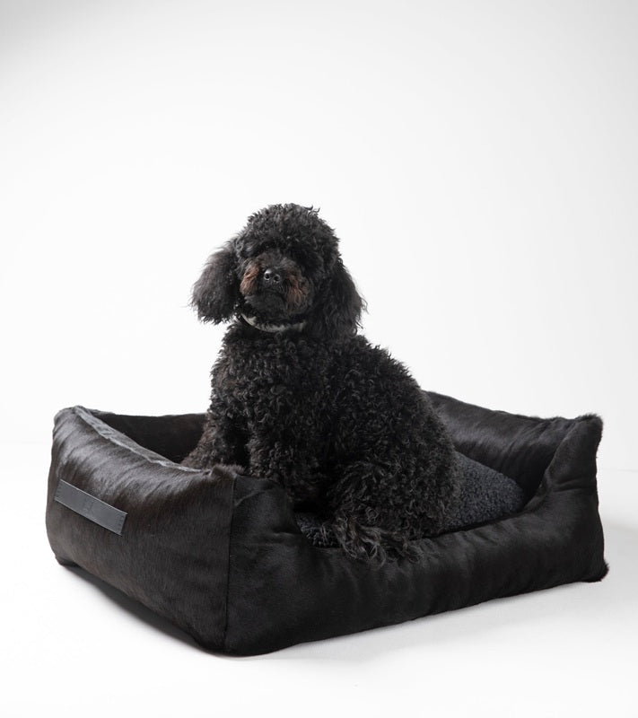 HENRI-COWHIDE LEATHER BED