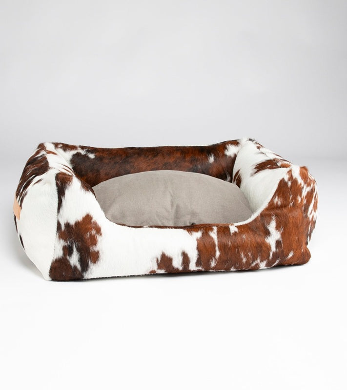 HENRI-COWHIDE LEATHER BED