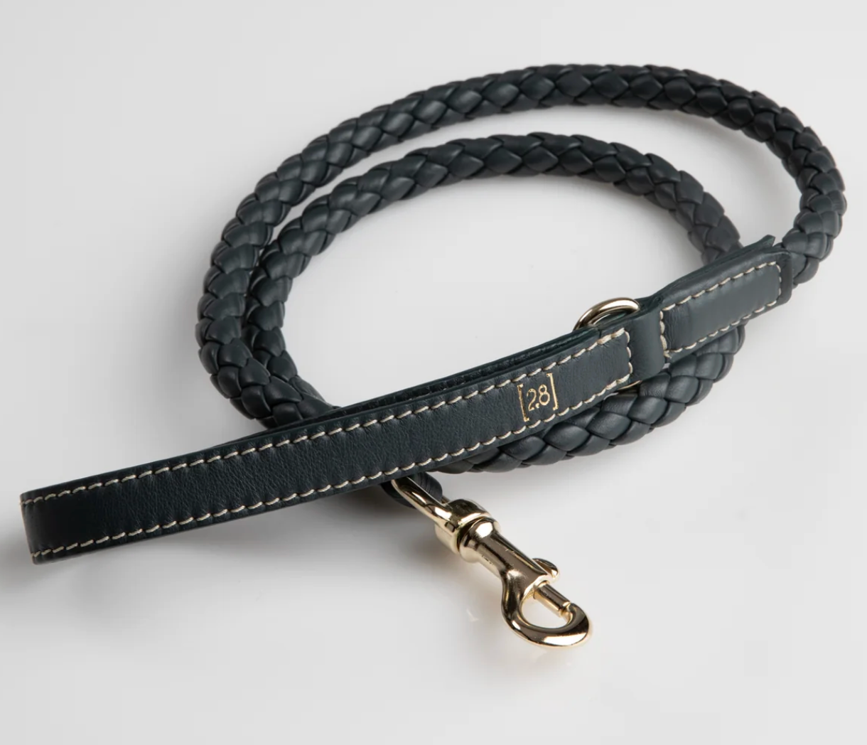 FERDINANDO - BRAIDED LEATHER LEASH