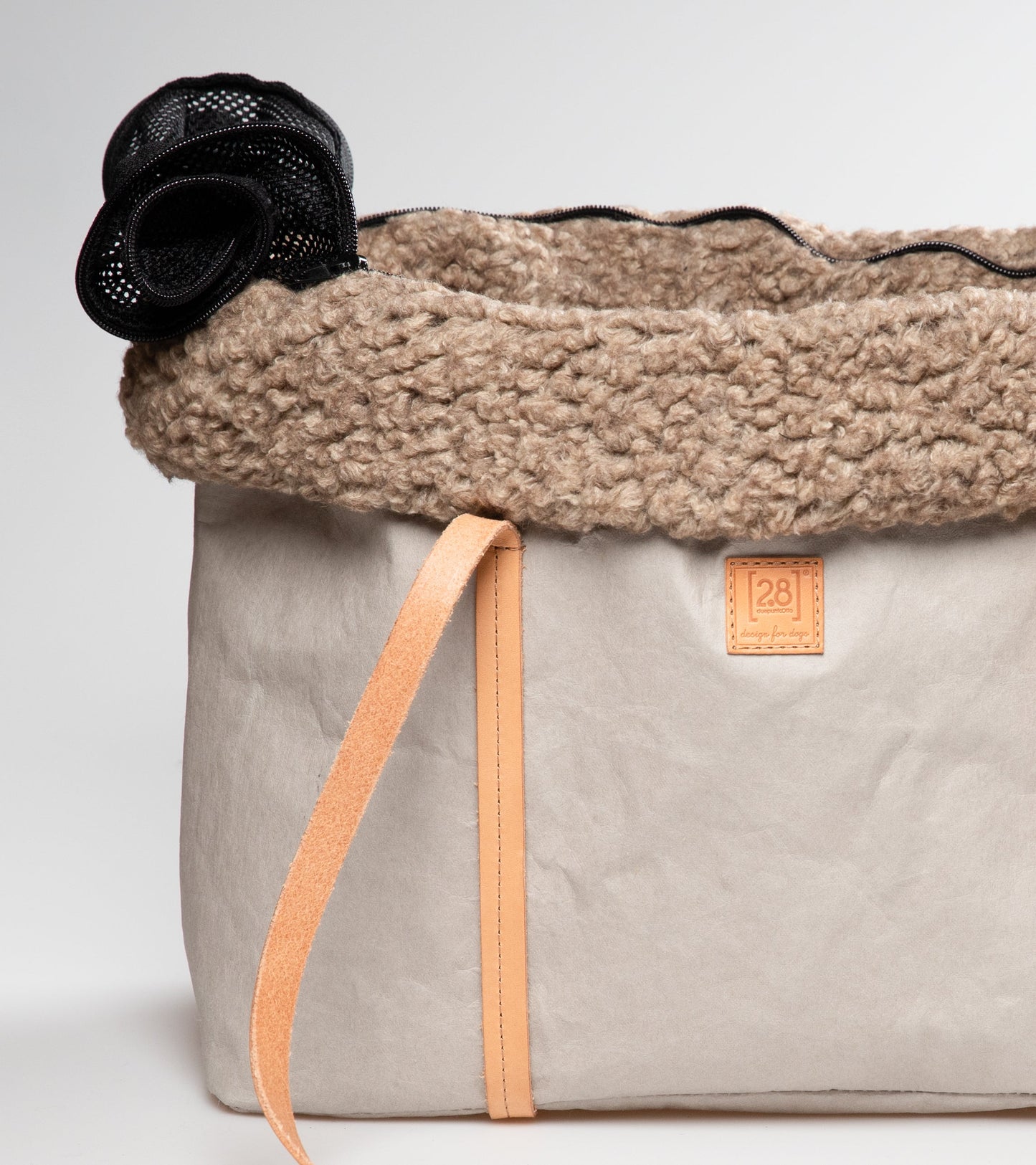 ANNIE PAPER DOG BAG BOUCLÈ WOOL NET