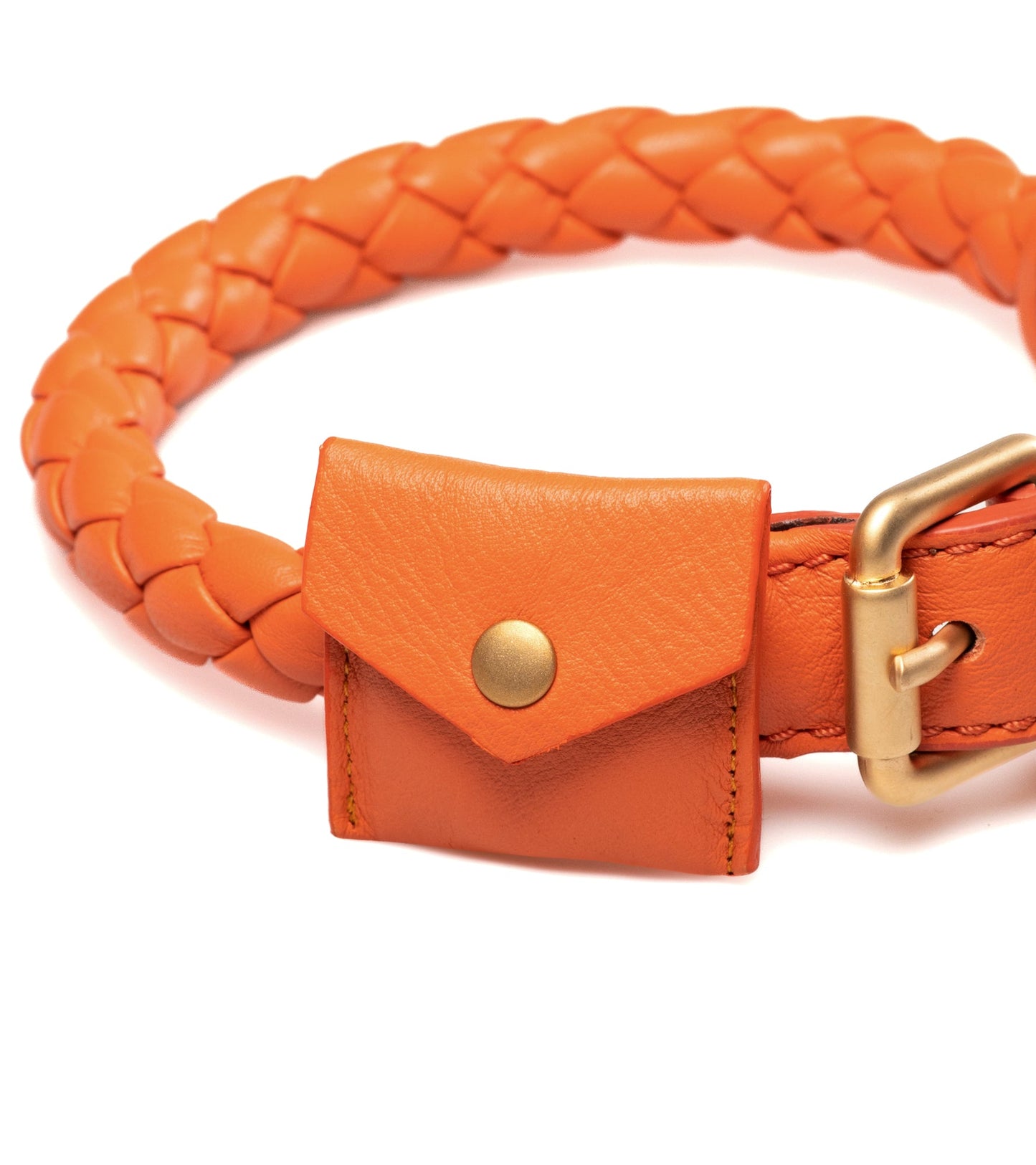 UGO - NAPPA LEATHER APPLE AIRTAG HOLDER FOR COLLAR