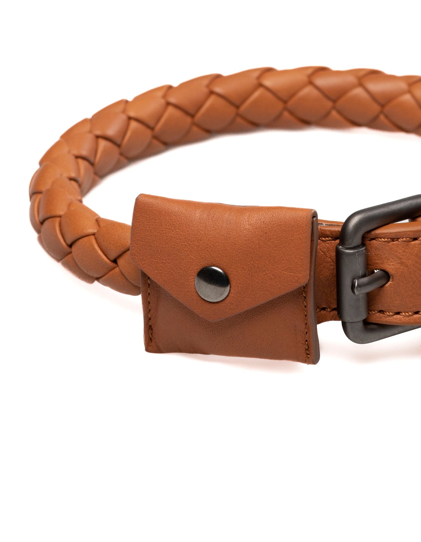 UGO - NAPPA LEATHER APPLE AIRTAG HOLDER FOR COLLAR
