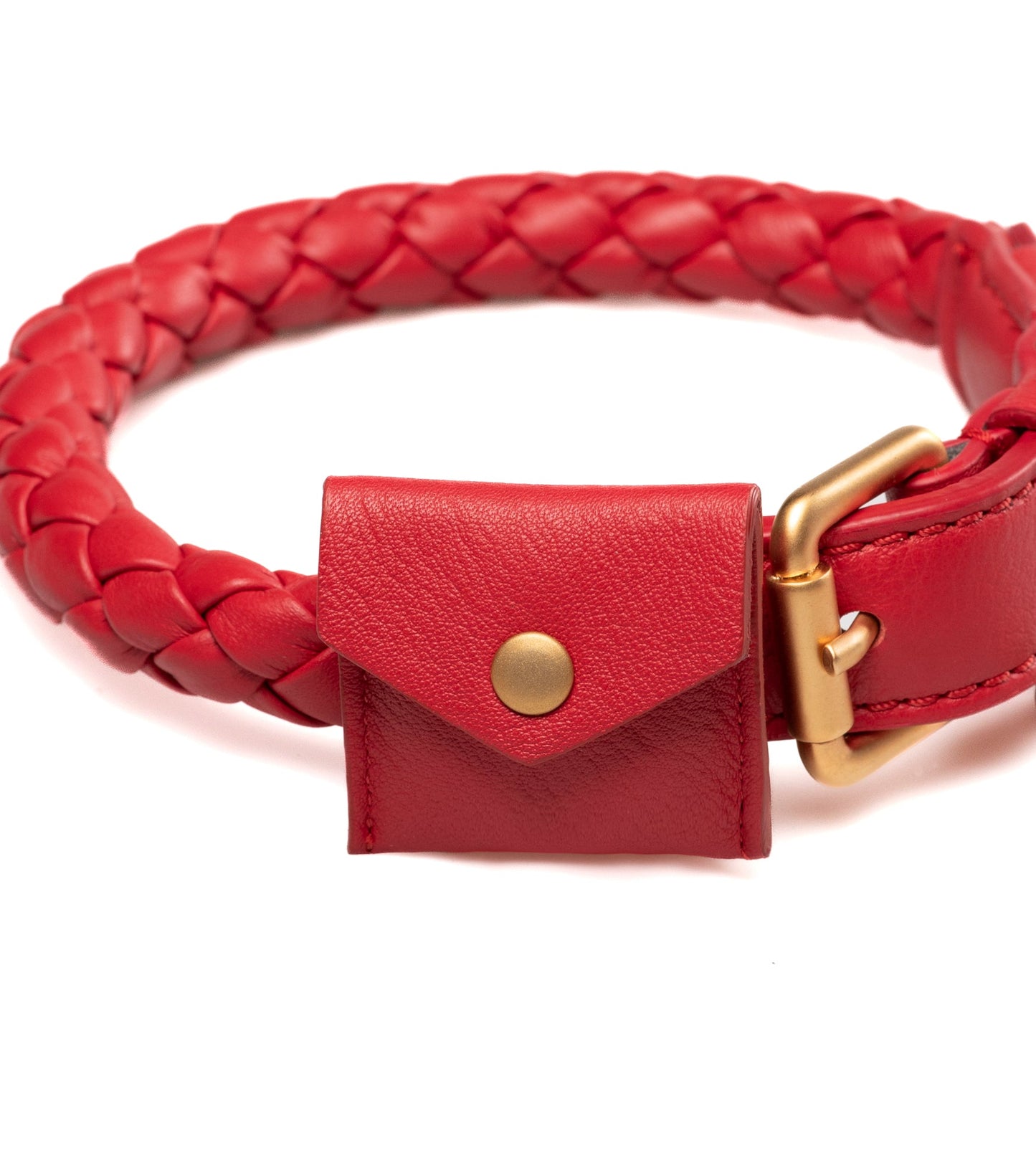 UGO - NAPPA LEATHER APPLE AIRTAG HOLDER FOR COLLAR