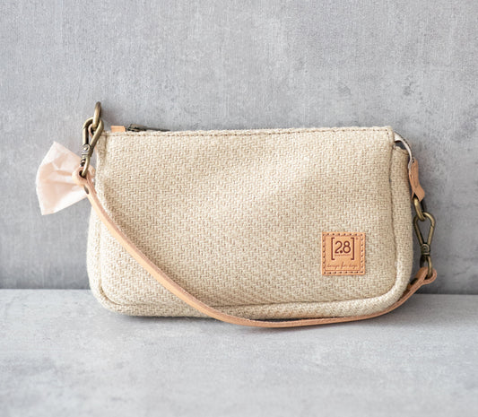 MINI INGE-JUTE POUCH WITH STRAP