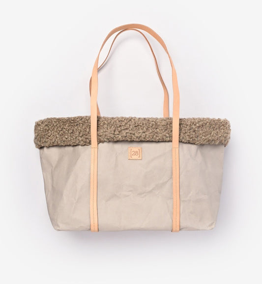 ANNIE PAPER DOG BAG BOUCLÈ WOOL
