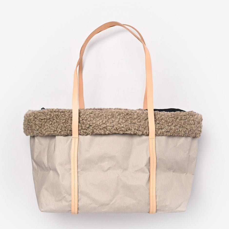 ANNIE PAPER DOG BAG BOUCLÈ WOOL NET