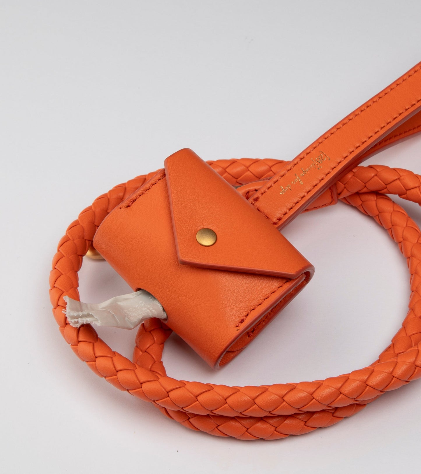 MARTIN-NAPPA LEATHER POOP BAG HOLDER