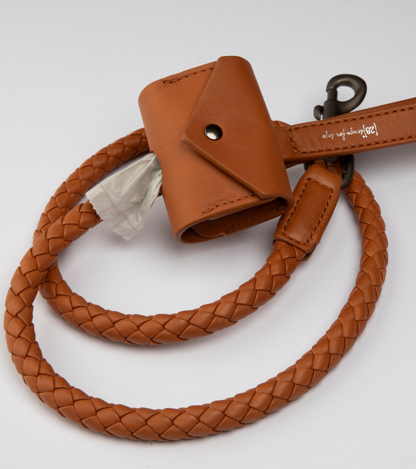 MARTIN-NAPPA LEATHER POOP BAG HOLDER