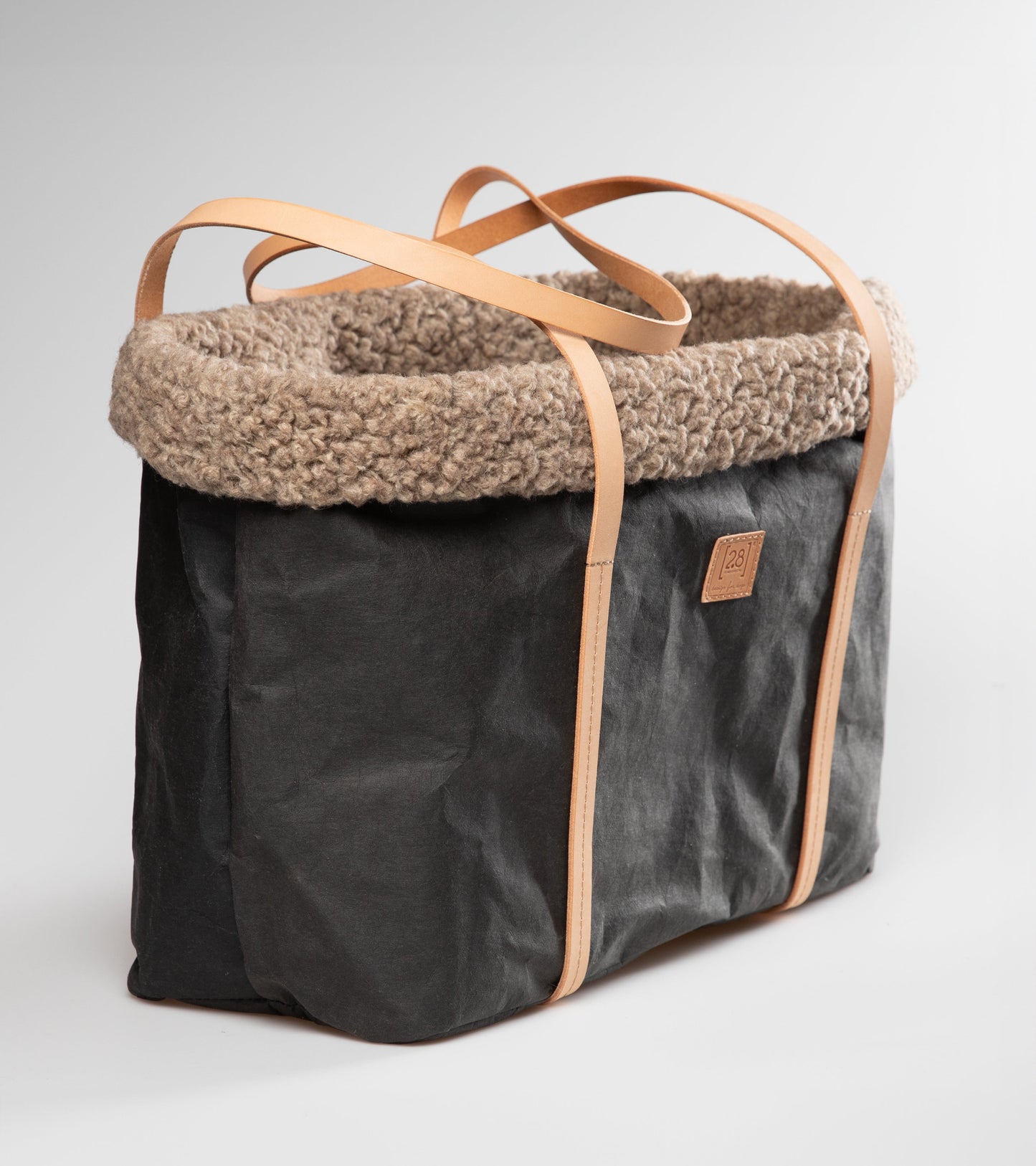 ANNIE PAPER DOG BAG BOUCLÈ WOOL