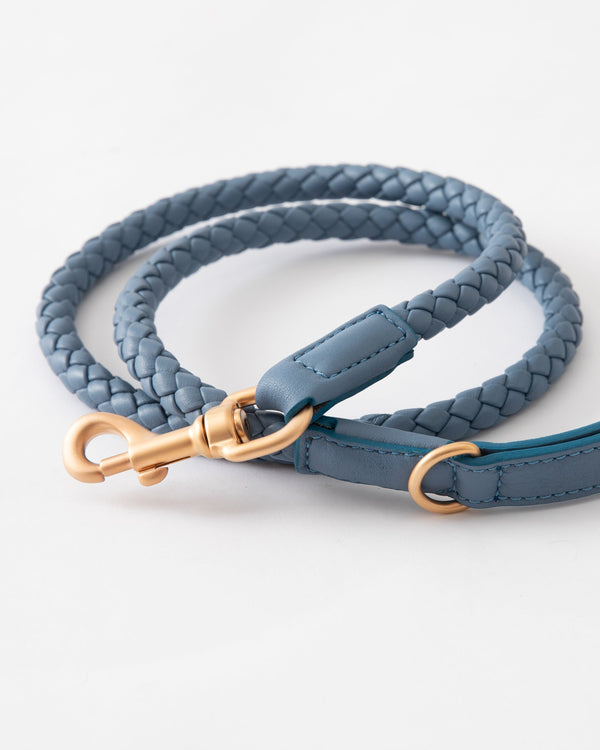 FERDINANDO - BRAIDED LEATHER LEASH