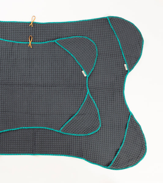 SALLY - HONEYCOMB COTTON DOG TOWEL