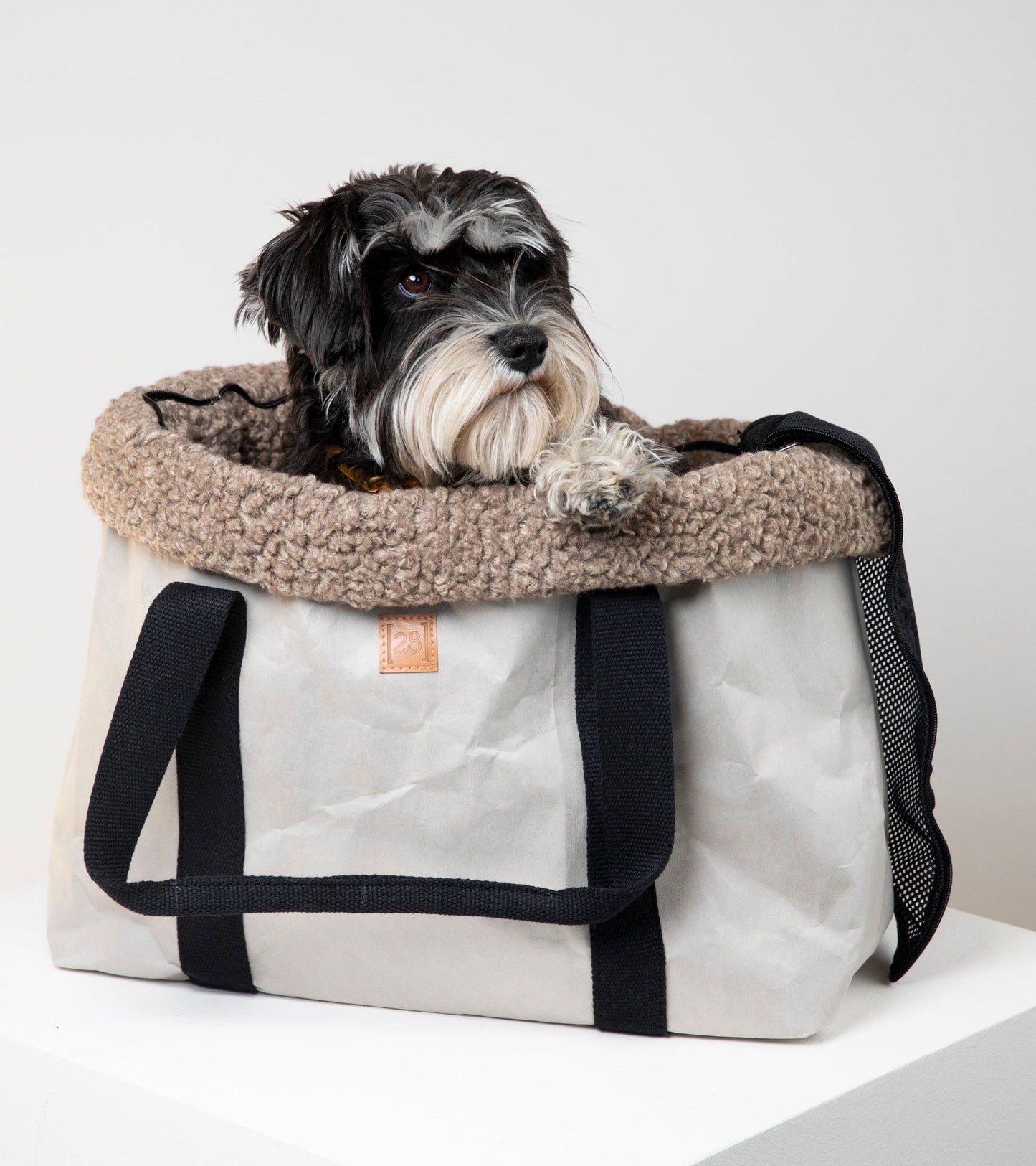 DOROTHEA PAPER DOG BAGBOUCLE WOOL+NET