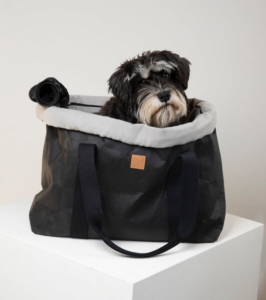 DOROTHEA - PAPER DOG BAG IN COTTON CANVAS + NET