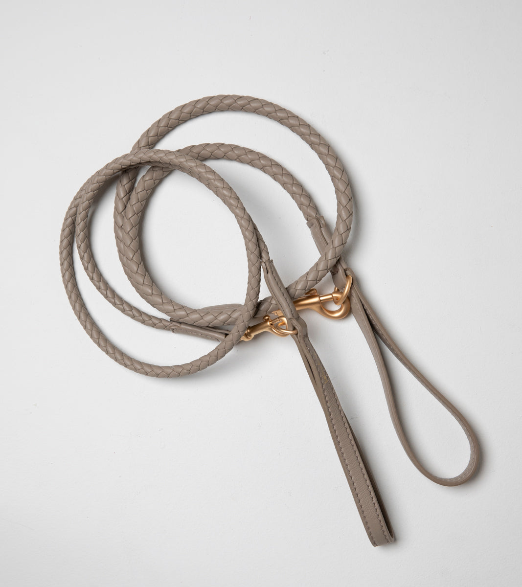 FERDINANDO - BRAIDED LEATHER LEASH