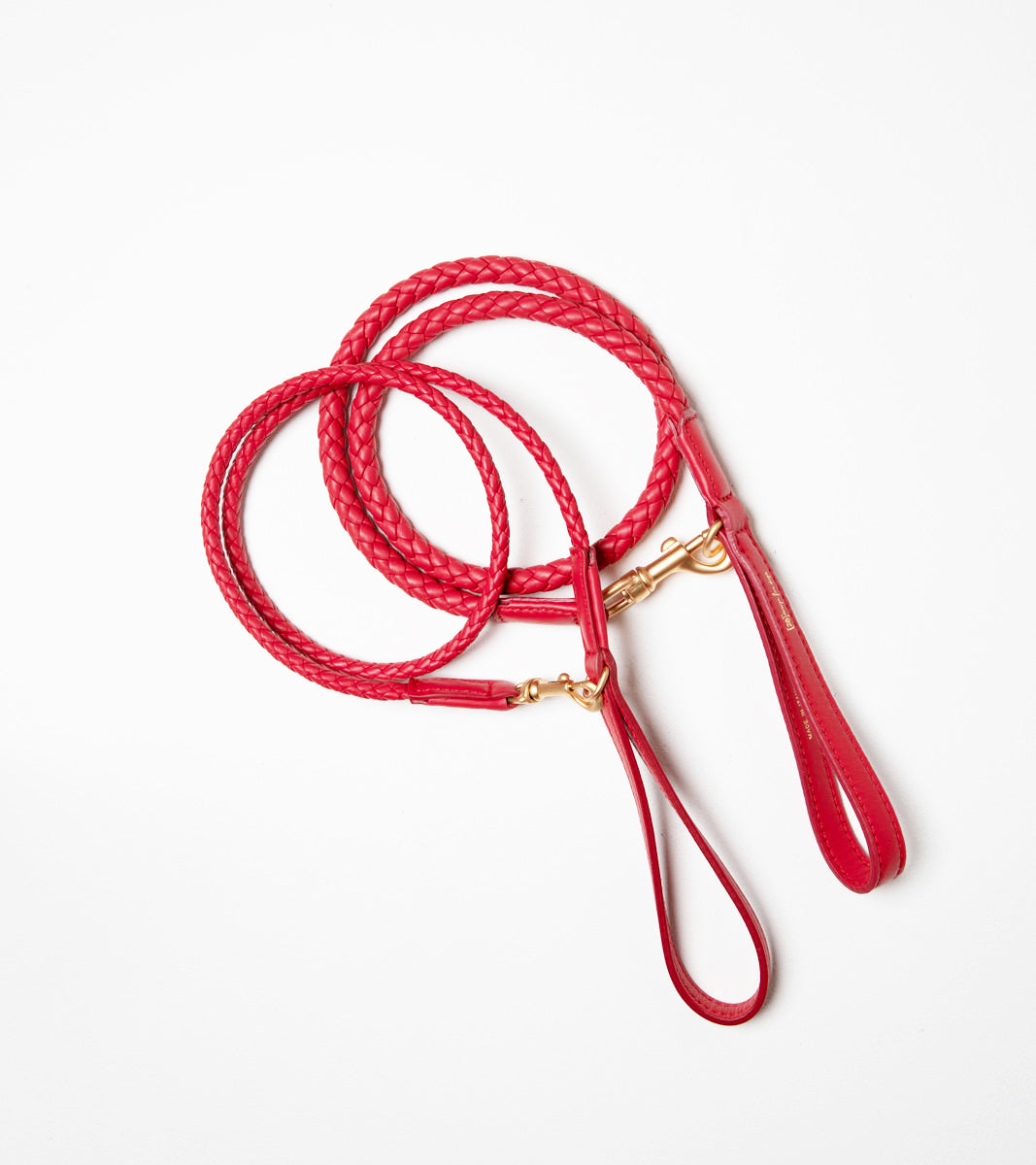 FERDINANDO - BRAIDED LEATHER LEASH