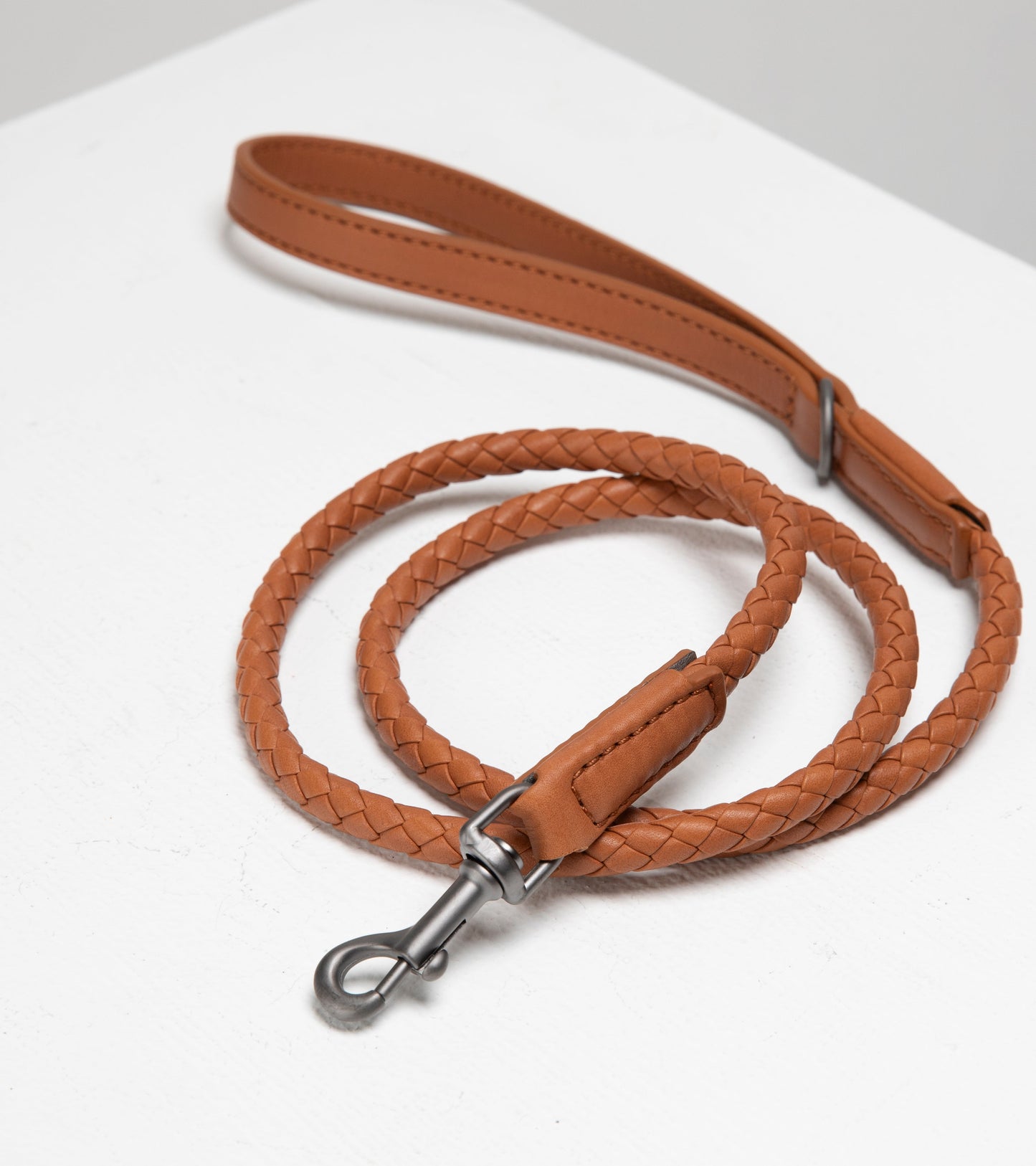 FERDINANDO - BRAIDED LEATHER LEASH