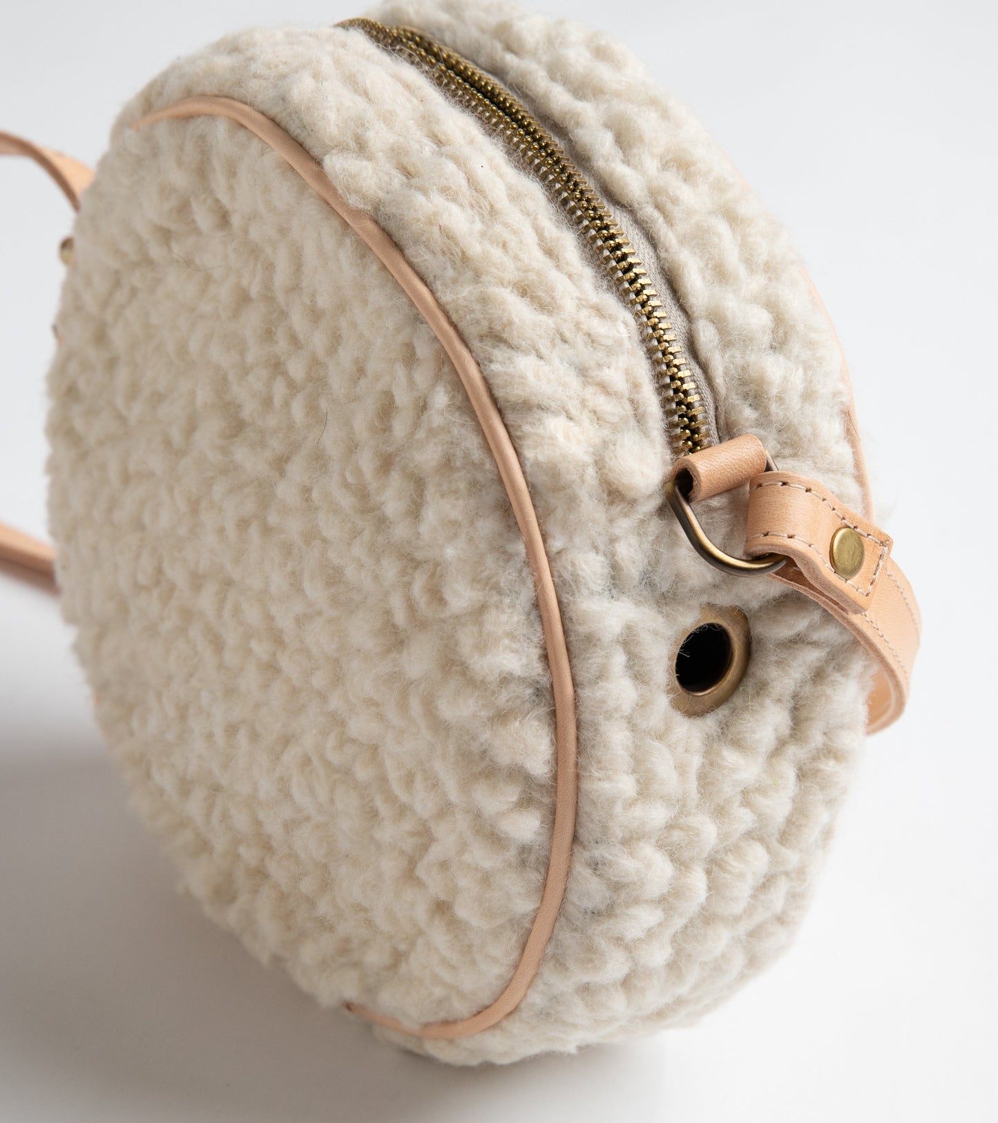 MINI MARGARET BOUCLÈ WOOL CREAM
