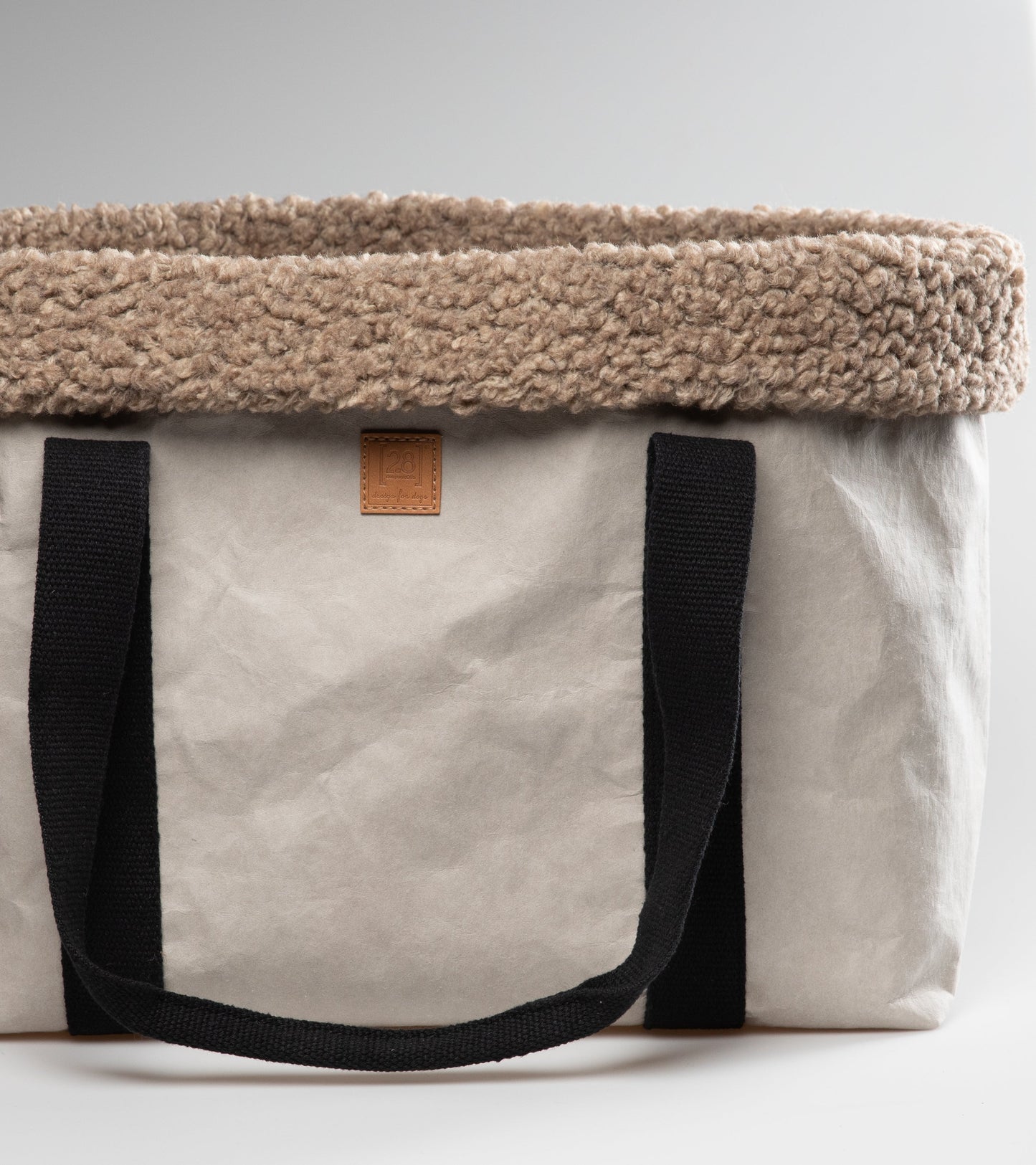 DOROTHEA DOG CARRIER BAG IN BOUCLÉ WOOL